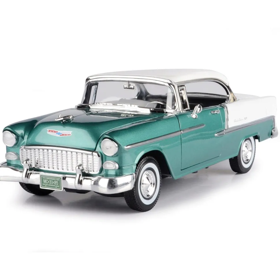 1955 Chevy Bel Air Hardtop 1:18 Scale Diecast Model Car by Motormax