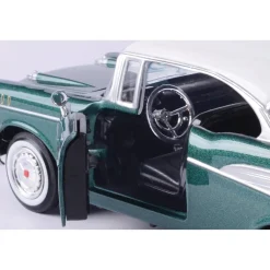 1957 Chevy Bel Air - Metallic Green 1:24 Scale Diecast Model Car by Motormax