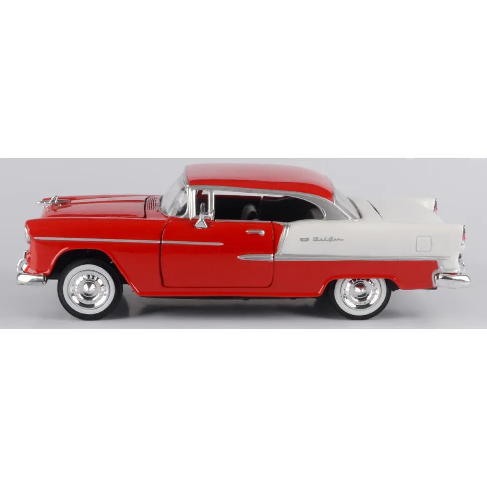 1955 Chevy Bel Air - Red 1:24 Scale 1:24 Scale Diecast Model Car by Motormax