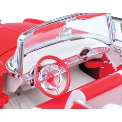 1955 Chevy Bel Air Soft Top Convertible 1:18 Scale Diecast Model by Motormax