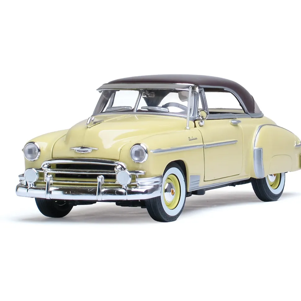 1950 Chevy Bel Air - Yellow 1:24 Scale Diecast Model Car by Motormax