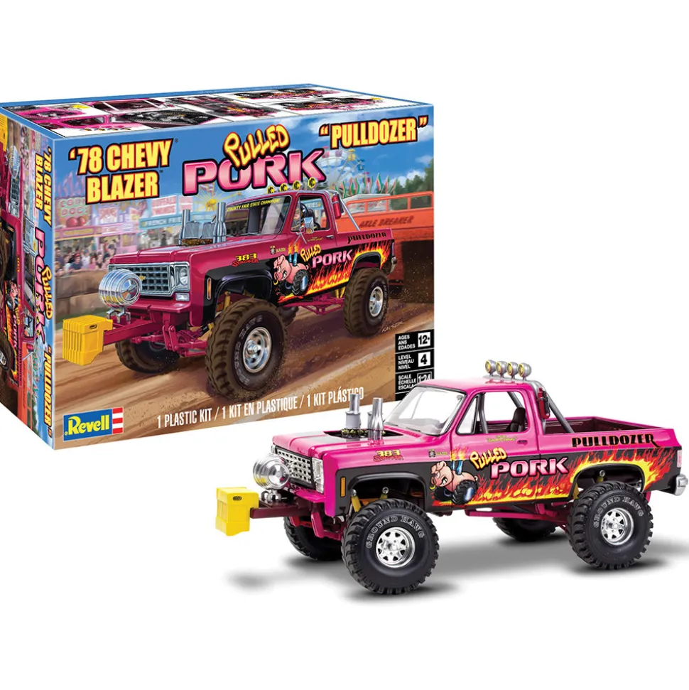 1978 Chevy Blazer Pulled Pork - Pulldozer Model Kit 1:24 Scale Plastic Model Kit by Revell