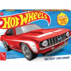 1969 Chevy Camaro COPO Hot Wheels 1:25 Scale Model Kit by AMT