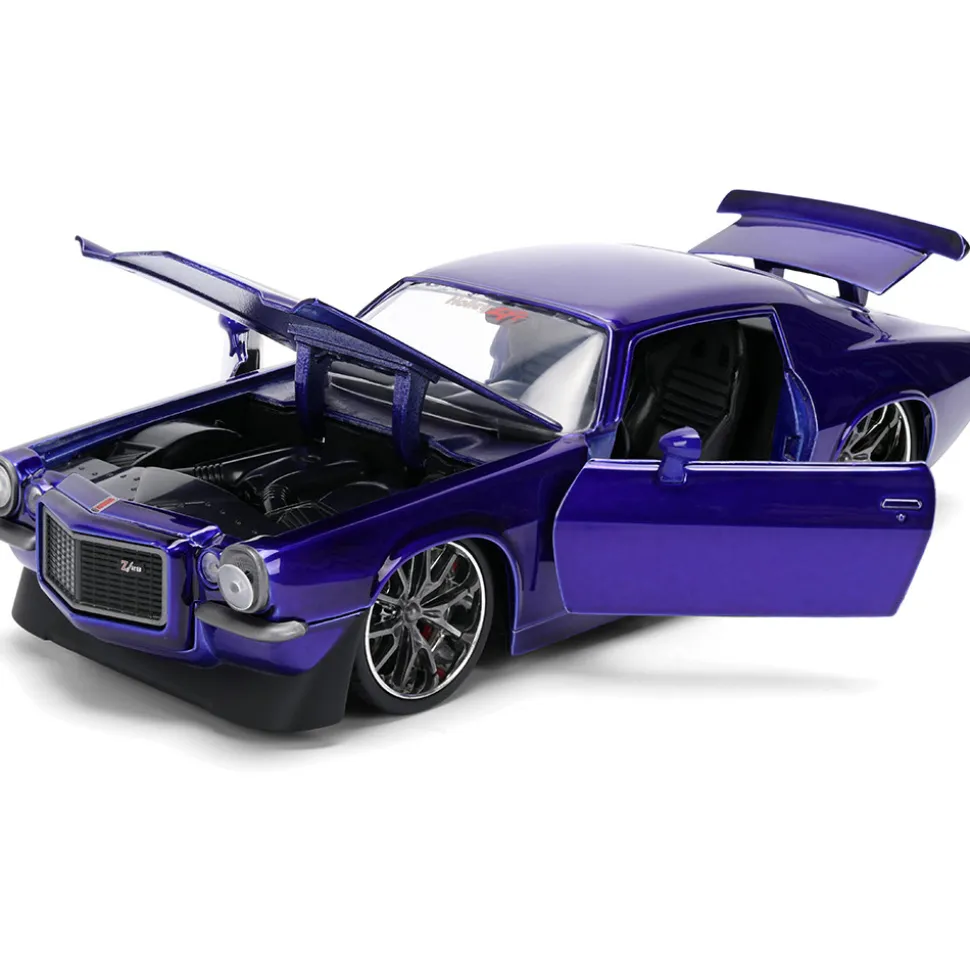 1971 Chevy Camaro - Indigo 1:24 Scale Diecast Model Car by Jada Toys