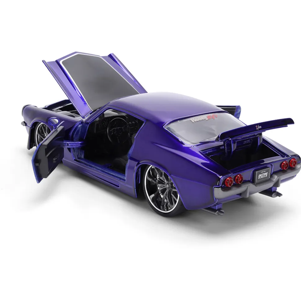 1971 Chevy Camaro - Indigo 1:24 Scale Diecast Model Car by Jada Toys