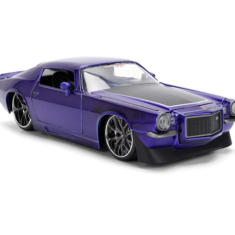 1971 Chevy Camaro - Indigo 1:24 Scale Diecast Model Car by Jada Toys