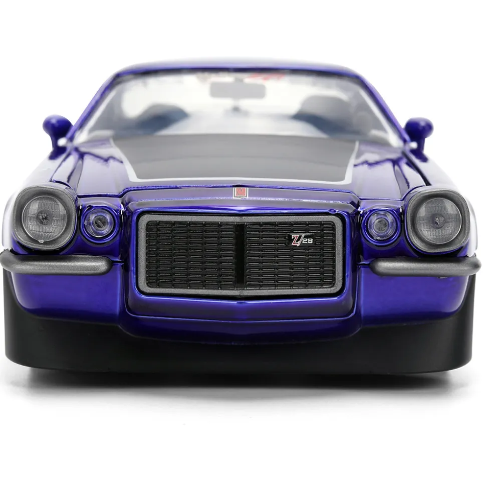1971 Chevy Camaro - Indigo 1:24 Scale Diecast Model Car by Jada Toys