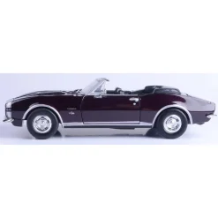 1967 Chevy Camaro SS Convertible - Burgundy 1:24 Scale Diecast Model Car by Motormax