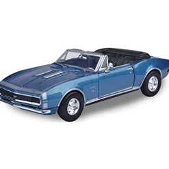 1967 Chevy Camaro SS Convertible - Blue 1:24 Scale Diecast Model Car by Motormax