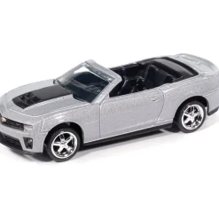 2013 Chevy Camaro ZL1 Convertible & 2017 Dodge Viper Modern Muscle 2Pack B - Blue & Green 1:64 Scale Diecast Model Car by Auto World