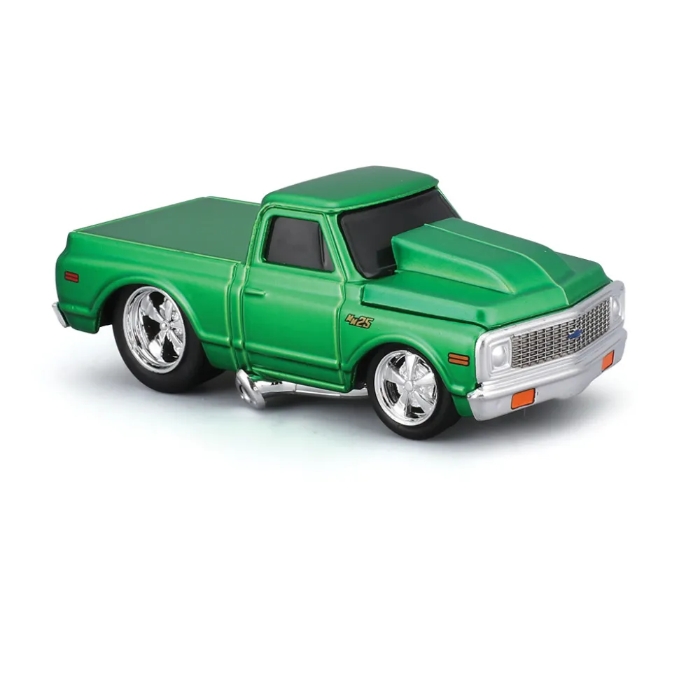 1972 Chevy C-10 - Green - Muscle Machines 25th 1:64 Scale by Muscle Machines