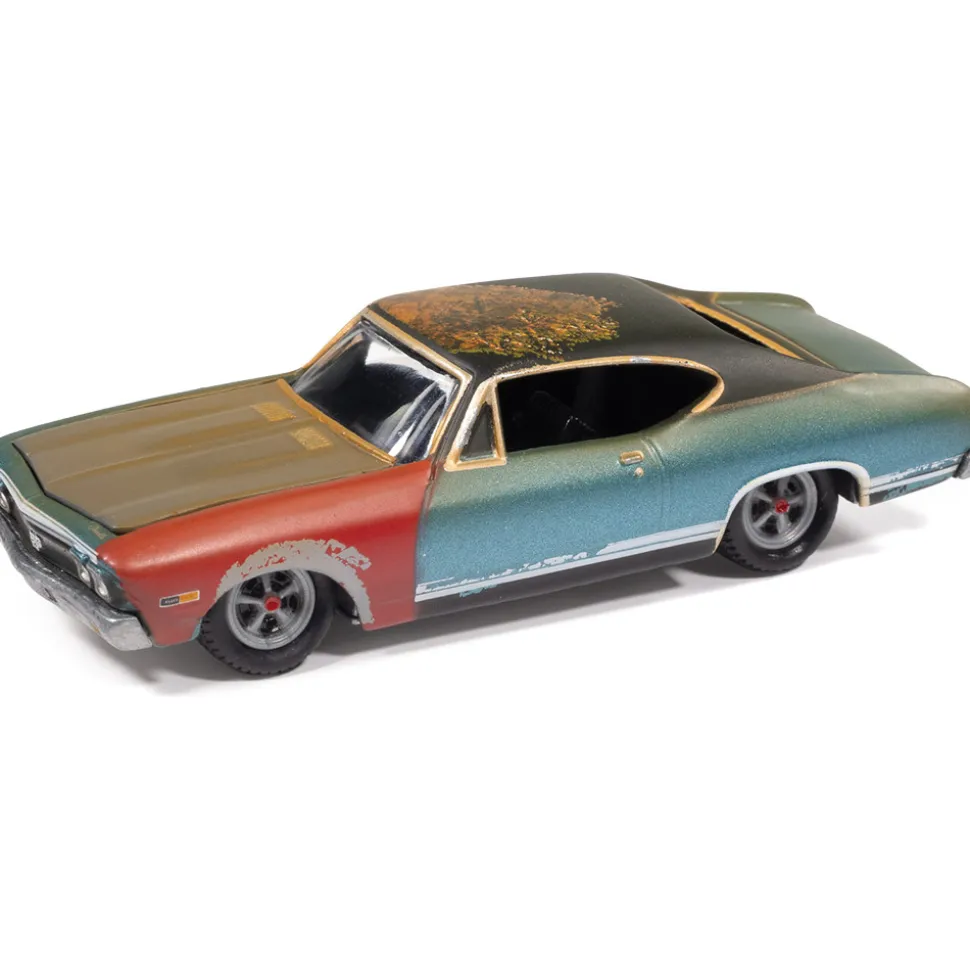 1968 Chevy Chevelle (Project in Progress) - Turquoise 1:64 Scale Diecast Model Car by Johnny Lightning