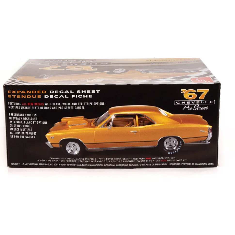 1967 Chevy Chevelle Pro Street 1/25 Kit AMT Models (AMT876M) 1:25 Scale Plastic by AMT