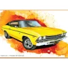 1969 Chevy Chevelle SS 396 Hardtop 1:25 Scale Plastic Model Kit by AMT