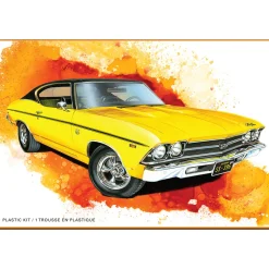 1969 Chevy Chevelle SS 396 Hardtop 1:25 Scale Plastic Model Kit by AMT