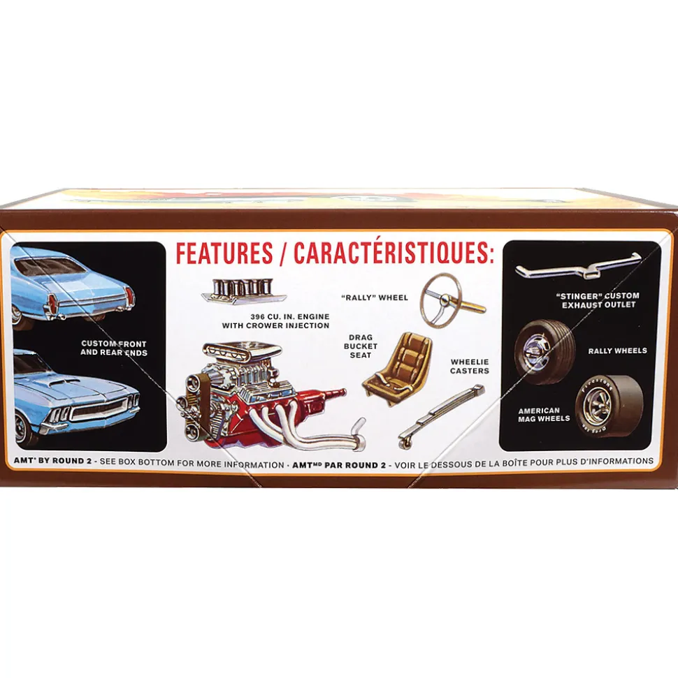 1969 Chevy Chevelle SS 396 Hardtop 1:25 Scale Plastic Model Kit by AMT