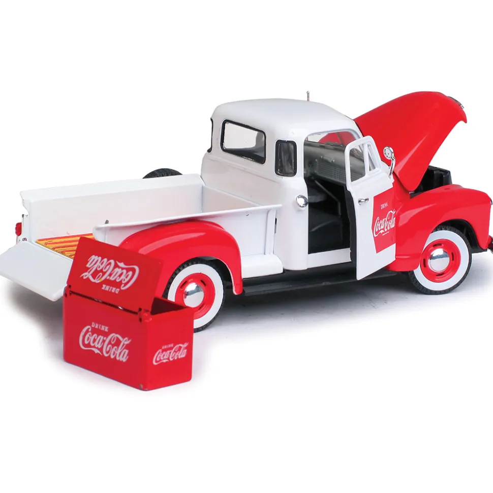 1953 Chevy Coca-Cola Pickup & Cooler 1:43 Scale Diecast Model by Motor City Classics