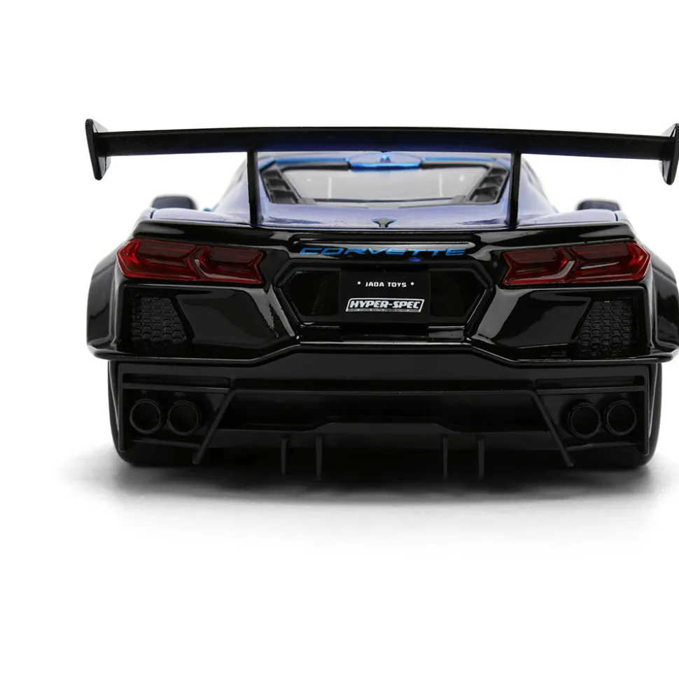2020 Chevy Corvette C8 - LIBERTY WALK Blue 1:24 Scale Diecast Model Car by Jada Toys
