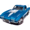 1967 Chevy Corvette Stingray - Light Metallic Blue 1:18 Scale Diecast Model Car by American Muscle - Ertl