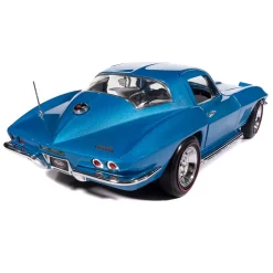 1967 Chevy Corvette Stingray - Light Metallic Blue 1:18 Scale Diecast Model Car by American Muscle - Ertl