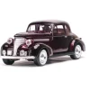 1939 Chevy Coupe - Burgundy 1:24 Scale Diecast Model by Motormax