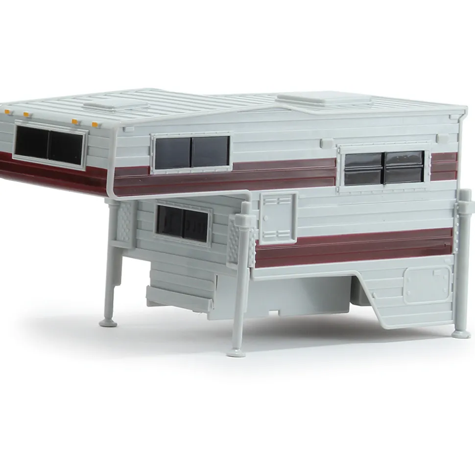 1966 Chevy C10 Pickup With Slide-In Camper 1:24 Scale by Motormax