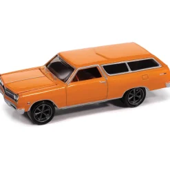 1965 Chevy 2-Door Wagon - Sunset Metallic 1:64 Scale Diecast Model Car by Johnny Lightning