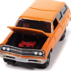 1965 Chevy 2-Door Wagon - Sunset Metallic 1:64 Scale Diecast Model Car by Johnny Lightning