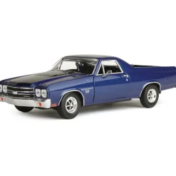 1970 Chevy El Camino - blue 1:24 Scale Diecast Model by Motormax