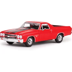 1970 Chevy El Camino - red 1:24 Scale Diecast Model by Motormax