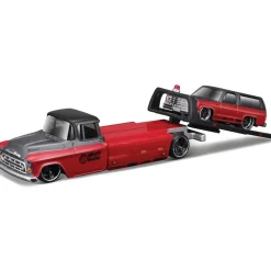 1957 Chevy Flatbed & 1979 Chevy K5 Blazer - Elite Transport 1:64 Scale Diecast Model Truck by Maisto