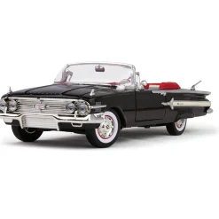 1960 Chevy Impala Convertible - Black 1:18 Scale Diecast Model by Motormax