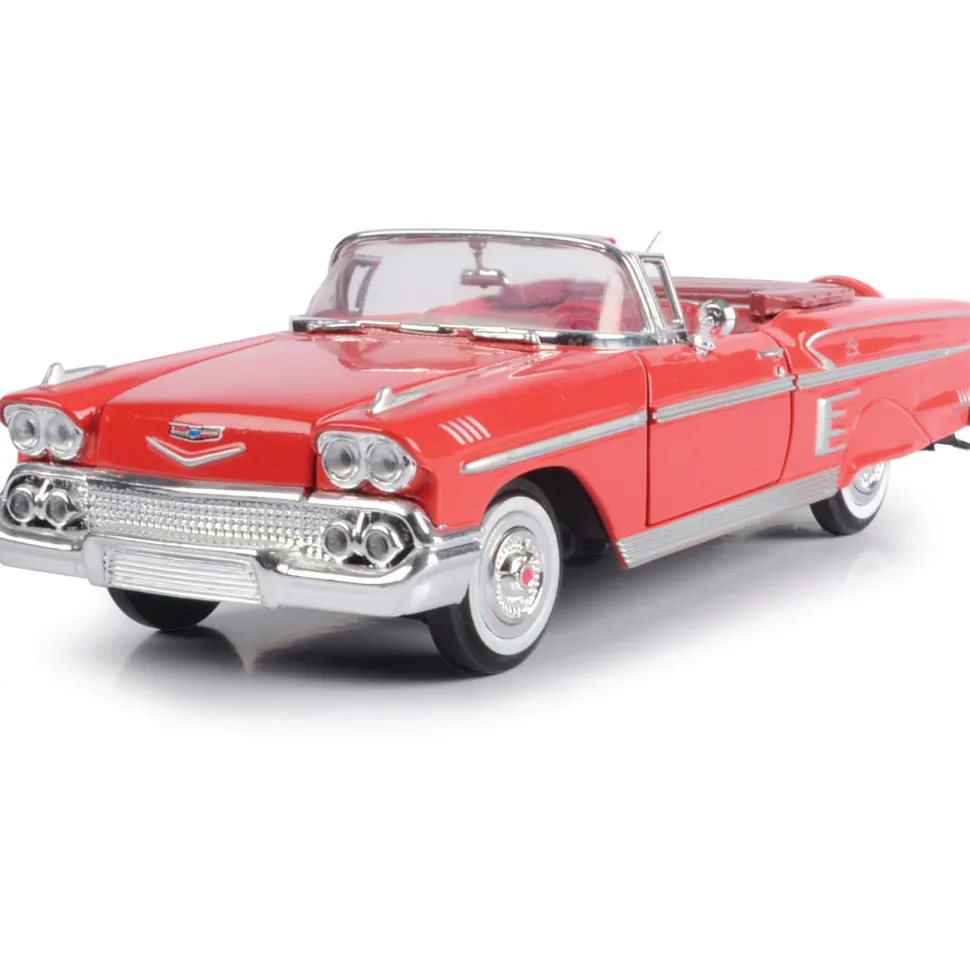 1958 Chevy Impala Convertible 1:24 Scale Diecast Model by Motormax
