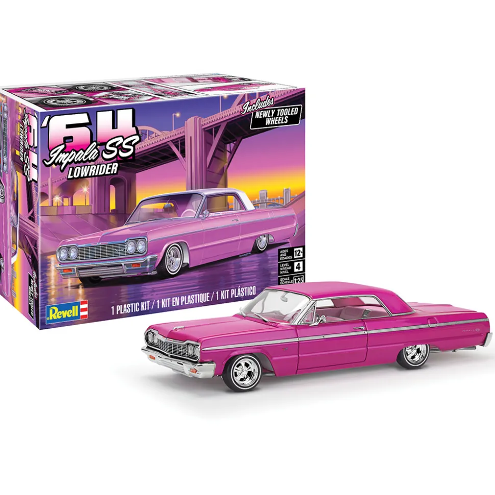 1964 Chevy Impala SS Lowrider Model Kit 1:25 Scale Plastic Model Kit by Revell