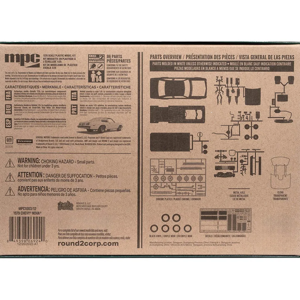 1979 Chevy Nova 1/25 Kit 1:25 Scale Model Kit by MPC Models