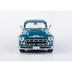 1957 Chevy 3100 Pickup - Ocean Green 1:24 Scale Diecast Model Truck by Motormax
