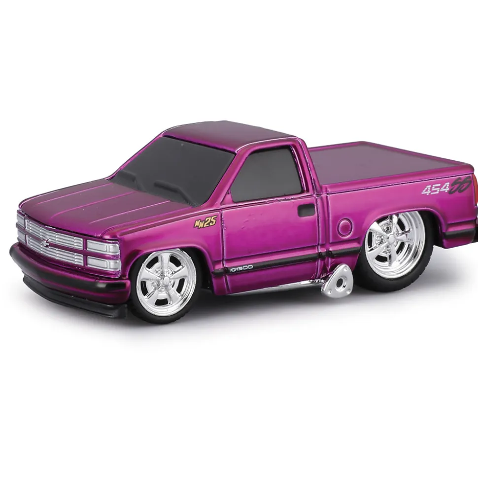 1993 Chevy 454 SS Pickup - Purple - Muscle Machines 25th 1:64 Scale by Muscle Machines