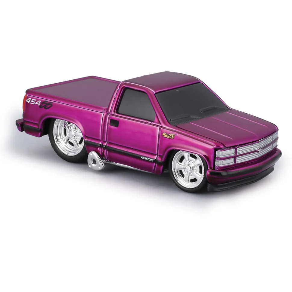 1993 Chevy 454 SS Pickup - Purple - Muscle Machines 25th 1:64 Scale by Muscle Machines