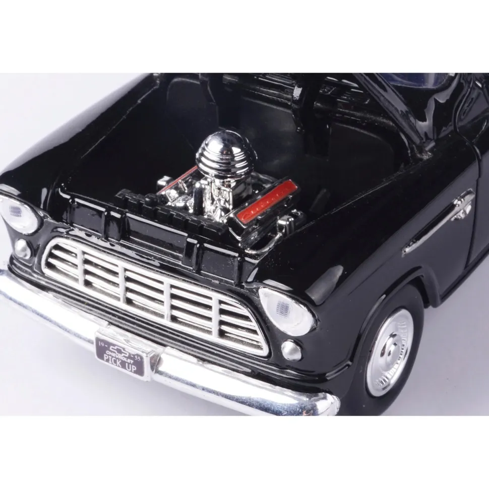 1955 Chevy Stepside V8 1:24 Scale Diecast Model Truck by Motormax