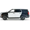 2025 Chevy Tahoe PPV Builder Kit - Black & White 1:24 Scale Diecast Model Truck by Motormax