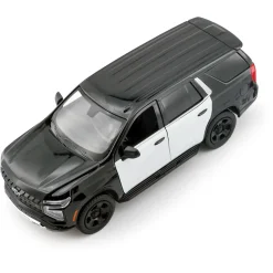 2025 Chevy Tahoe PPV Builder Kit - Black & White 1:24 Scale Diecast Model Truck by Motormax