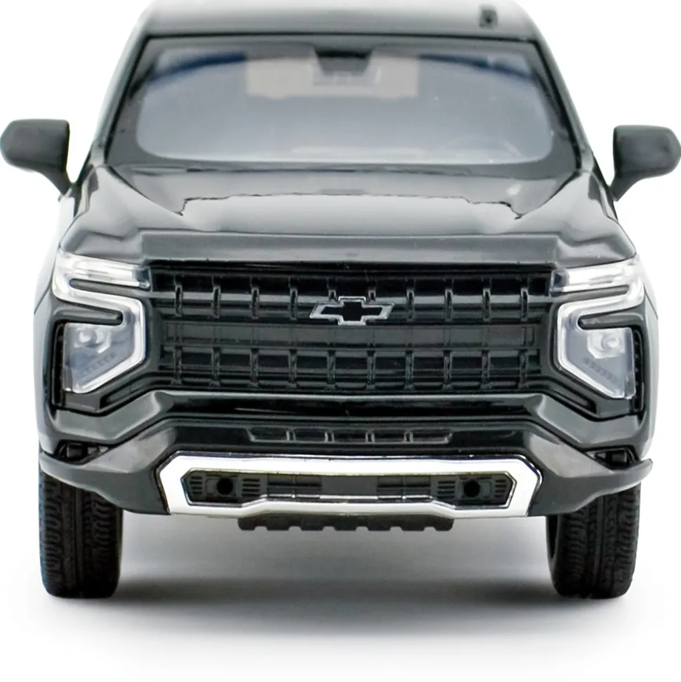 2025 Chevy Tahoe PPV Builder Kit - Black & White 1:24 Scale Diecast Model Truck by Motormax