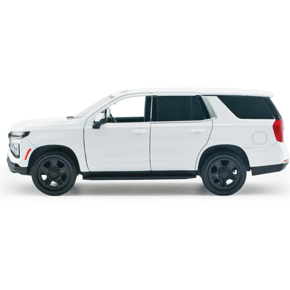 2025 Chevy Tahoe PPV Builder Kit - White 1:24 Scale Diecast Model Truck by Motormax