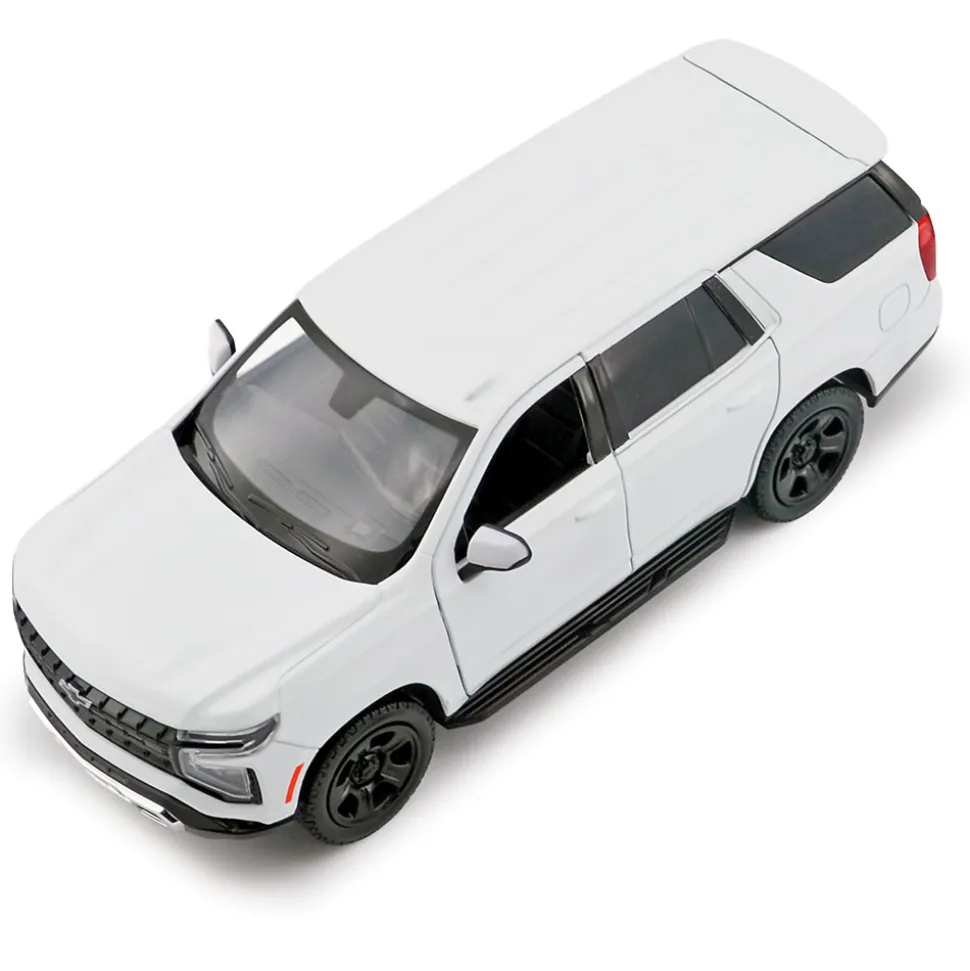 2025 Chevy Tahoe PPV Builder Kit - White 1:24 Scale Diecast Model Truck by Motormax