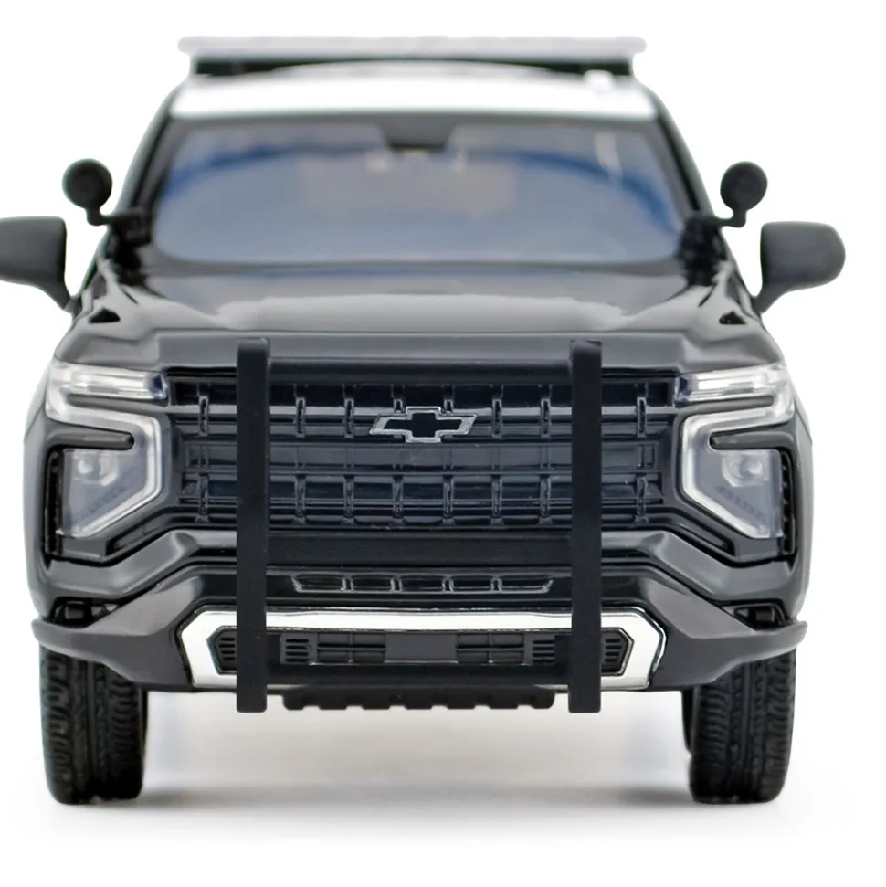 2025 Chevy Tahoe PPV - CHP - Black & White 1:24 Scale Diecast Model Truck by Motormax