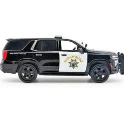 2025 Chevy Tahoe PPV - CHP - Black & White 1:24 Scale Diecast Model Truck by Motormax