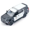 2025 Chevy Tahoe PPV - LAPD - Black & White 1:24 Scale Diecast Model Truck by Motormax