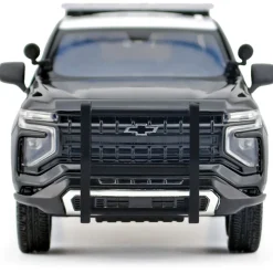 2025 Chevy Tahoe PPV - LAPD - Black & White 1:24 Scale Diecast Model Truck by Motormax