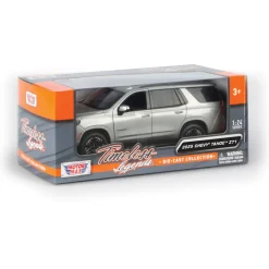 2025 Chevy Tahoe Z71 - Sterling Grey 1:24 Scale Diecast Model Truck by Motormax