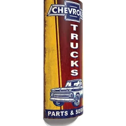 Chevy Trucks Rolled 3D Metal Sign Metal Sign by Desperate Enterprises